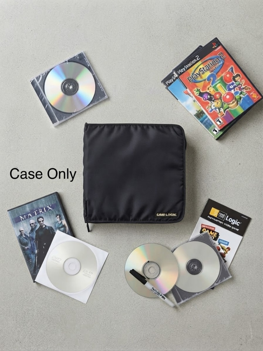Case Logic 100-Capacity CD/DVD/Game Binder Wallet